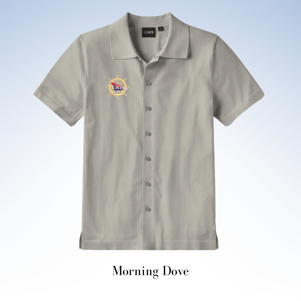 CUTS CLOTHING RIVIERA KNIT BUTTON UP