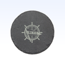 SET OF 4 SLATE COASTERS - 4"