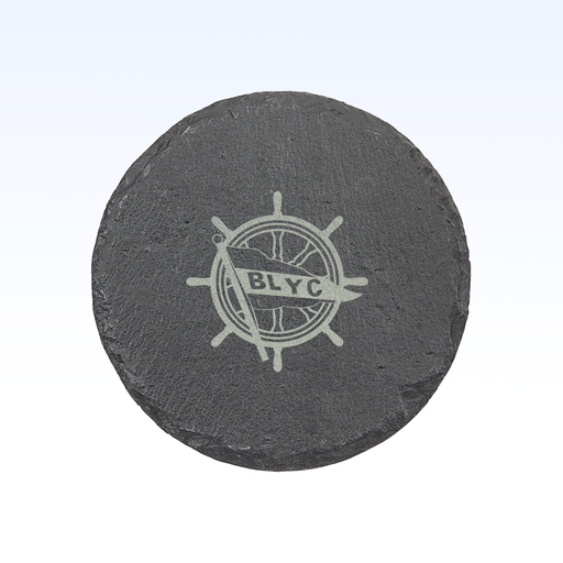 SET OF 4 SLATE COASTERS - 4"